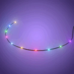 Astro Light String 10 LEDs (Black) - Multi Colour 30cm (2 Pack)(Astro Light String 10 Leds Black Multi Colour 30cm 2 Pack)