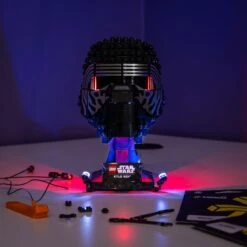Light My Bricks 9 LEGO® Kylo Ren Helmet #75415 DIY Light Bundle(Kylo Ren Helmet 75415 Bundle)