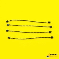 Connecting Cables - 5 Cm (4 Pack)(Connecting Cables 5 Cm 4 Pack Lego Lighting) 5 Connecting Cables - 5 Cm (4 Pack)(Connecting Cables 5 Cm 4 Pack Lego Lighting) -Light My Bricks Light My Bricks LEGO Lighting Connecting Cable 5cm 86068d79 1eba 4d88 ab44 90716ffcde33