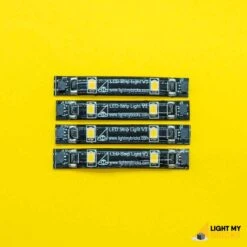 LED Strip Lights - Warm White (4 Pack)(Led Strip Lights Warm White 4 Pack) 8 LED Strip Lights - Warm White (4 Pack)(Led Strip Lights Warm White 4 Pack) -Light My Bricks Light My Bricks LEGO Lighting Strip Light White Black cbb72f7d 2fb8 4dd8 9777 cfdbf08106ed