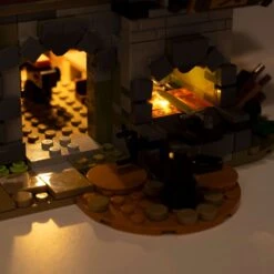 LEGO® Medieval Blacksmith #21325 DIY Light Bundle(Lego Medieval Blacksmith 21325 Diy Light Bundle) -Light My Bricks Medieval Blacksmith 21325 Forge Close 3b926965 501d 4dc5 9bfc 102f56bd2526