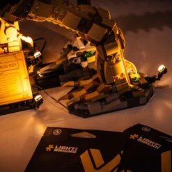 Light My Bricks -Light My Bricks up close minifigure t trex 76968